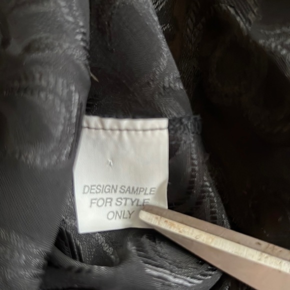 Vintage  Ethereal Designer Sample Ruffle Bottom Teddy Bodysuit Blk Burnout SZ S - Picture 8 of 9